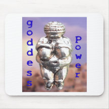 Göttin-Power - Venus von Willendorf Mauspads
