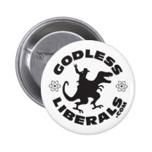Gottlose Liberal-offizieller Logo-Knopf Anstecknadelbuttons