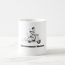 Govt fährt Kaffeetasse