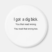 Grabung bick kühlschrankmagnet