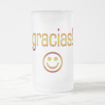 Gracias! Spanien-Flaggen-Farben Tassen