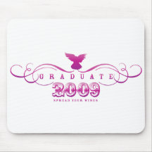 Graduiertes 2009-Spread Ihre Flügel Mousepad