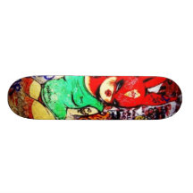 Graffiti-Häschen Personalisiertes Skatedeck