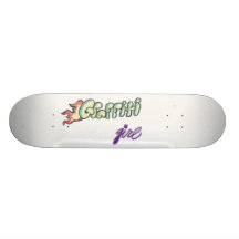 Graffiti-Mädchen-Skateboard Skateboard Bretter