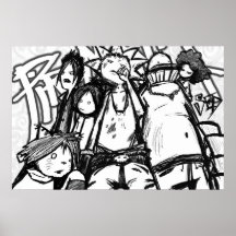 Graffiti Piromania Plakat
