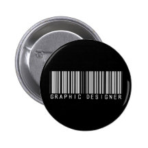 Grafikdesigner-Bar-Code Anstecknadel
