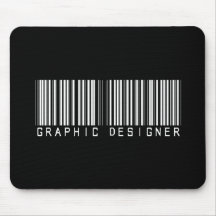 Grafikdesigner-Bar-Code Mauspad