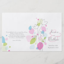 Grafische moderne Blumenblumenblätter, die Program Flyerbedruckung