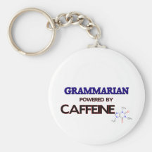 Grammatiker angetrieben durch Koffein Schlüsselbänder