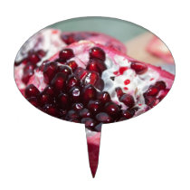 Granatapfelfruchtmakrofoto-Samenrot tortenpicker