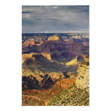 Grand Canyon von der Südkante am Sonnenuntergang, Foto Druck