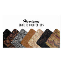 Granit-Visitenkarten