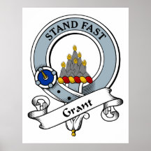 Grant-Clan-Abzeichen Poster