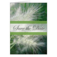 Gras 2 Save the Date Wedding Grußkarte