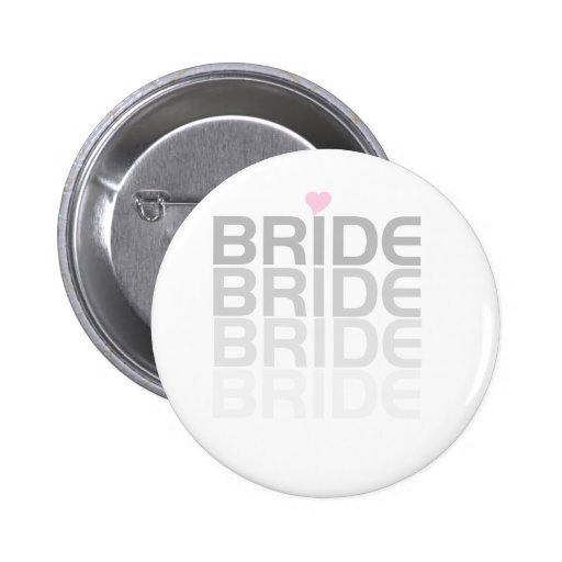 Graue Braut verblassen Anstecknadelbutton