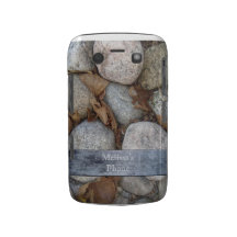 Grauer blauer Felsen-Brett-BlackBerry-Telefon-Kast Blackberry Bold Hülle