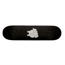 Grauer Elefant Bedruckte Skateboarddecks