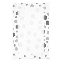 Graues Hexagon-Muster Druckpapiere