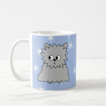 Graues Persain mit blauer Sternchen-Vereinbarung Teetasse