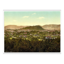 Graz, allgemeine Ansicht vom Lechwalde, Steiermark Postkarte
