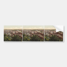 Graz, Ansicht vom Schlossberg, Steiermark, Austro- Auto Sticker