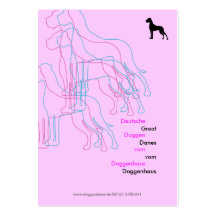 Great Dane Cards Visitenkarte
