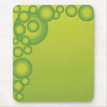 Green Bubbles Mousepads