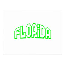 Green Florida Post Card