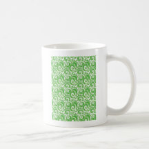 Green Swirls Mug