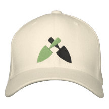 GreenDig Wolle-Kappe mit doppeltem Spaten-Wappen Baseballmütze