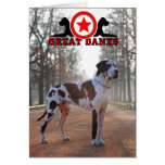 Greeting Card Vertical Template Karte