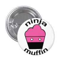 Greg das Ninja Muffin Anstecknadelbutton