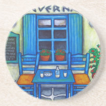Grieche Taverna Untersetzer durch Lisa Lorenz