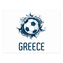 Griechenland-Fußball Postkarten