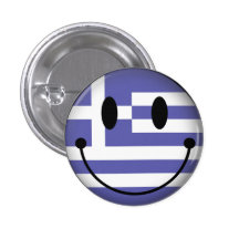 Griechenland-smiley Anstecknadelbuttons
