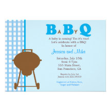GRILLEN BaByQ Baby-Duschen-Einladung