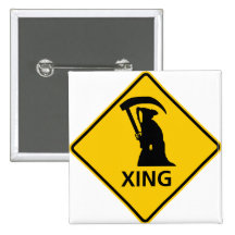 Grimmige Sensenmann/Todesüberfahrt-LandstraßeSig Buttons