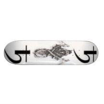 grimmiger Sensenmann Personalisierte Skateboarddecks