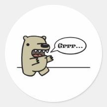 Grizzlybär Sticker
