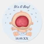 Grölendes Baby ist es ein Jungen-Aufkleber
