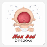 Grölendes Baby-lustiger Aufkleber für neuen Vati