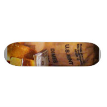Groschen, Dollar und Gold Personalisiertes Skatedeck
