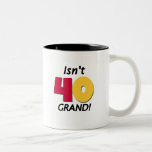 Großartiger 40. Geburtstag Haferl
