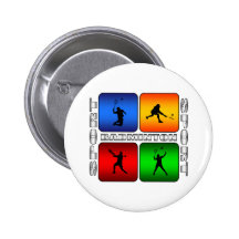 Großartiges Badminton Buttons