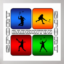 Großartiges Badminton Plakate