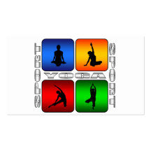 Großartiges Yoga Visitenkarten Vorlagen