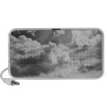 Große ändernde graue Wolken iPod Lautsprecher
