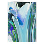 Große blaue Blume Karten
