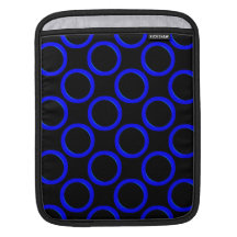 Große blaue Ringe iPad Sleeve