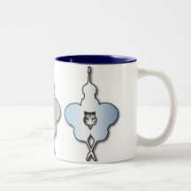 Große Katzen-Bass-Studio-Becher Kaffeetasse